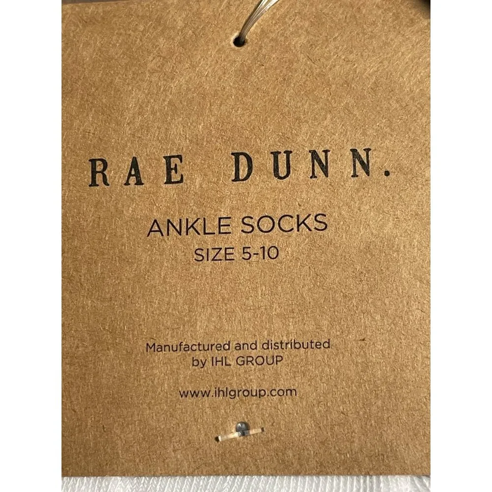 Rae Dunn Drink Up Witches T-Shirt With Ankle Socks Womens L Black & White - Picture 6 of 10